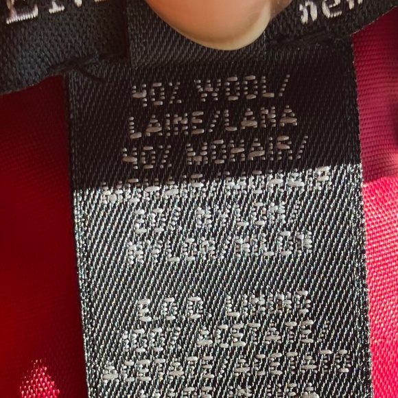 Kenneth Cole Burgundy wool  and Mohair deess - Picture 10 of 12